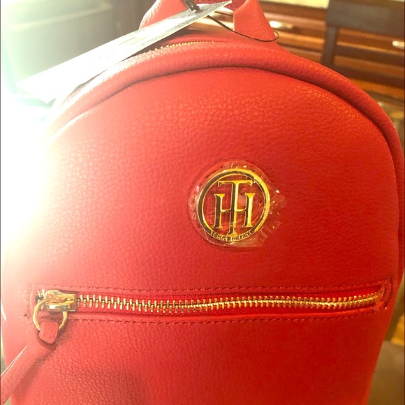 Tommy Hilfiger Handbags - Small red backpack